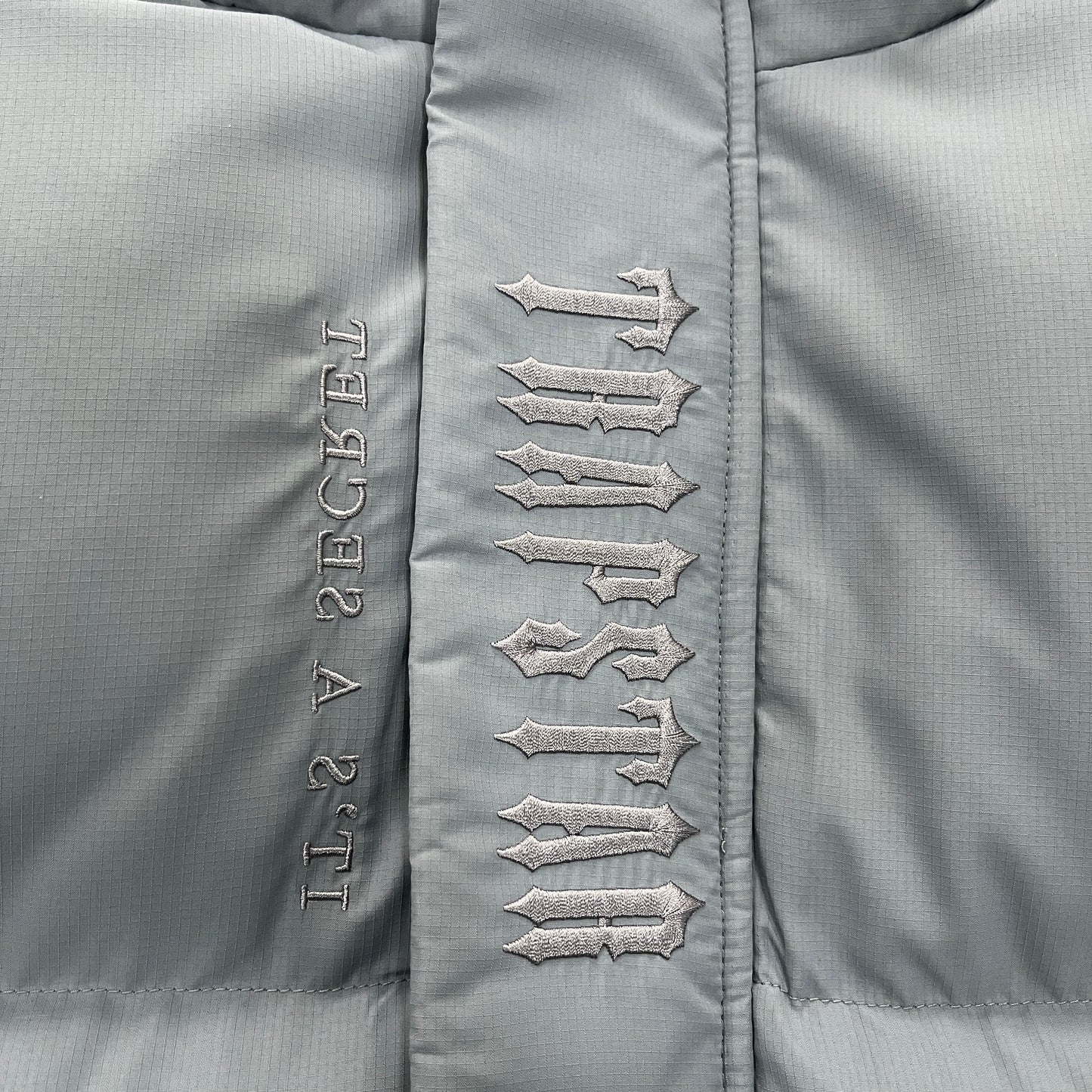 Trapstar Decoded Grey Down Jacket