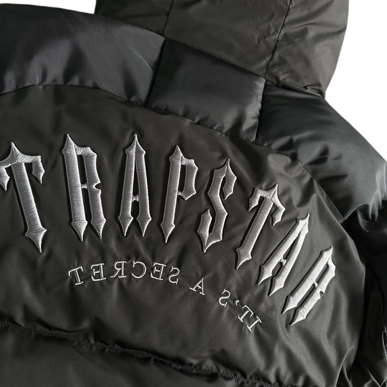 Trapstar Decoded Black Down Jacket