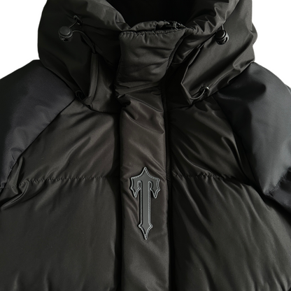 Trapstar Decoded Black Down Jacket