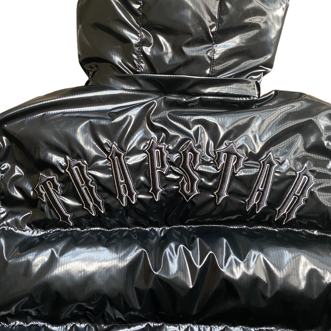 Trapstar Shiny Black Down Jacket