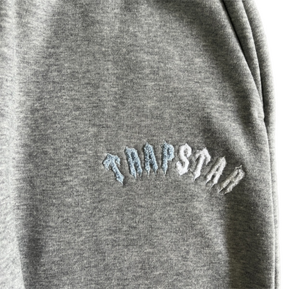 Ensemble à capuche Trapstar Irongate Chenille Arch gris/Bleu