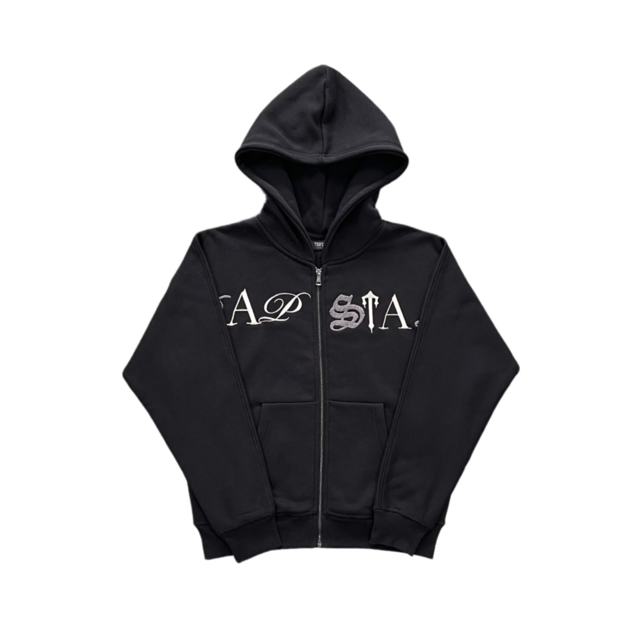 Survêtement à capuche Trapstar Script Zip Through Noir